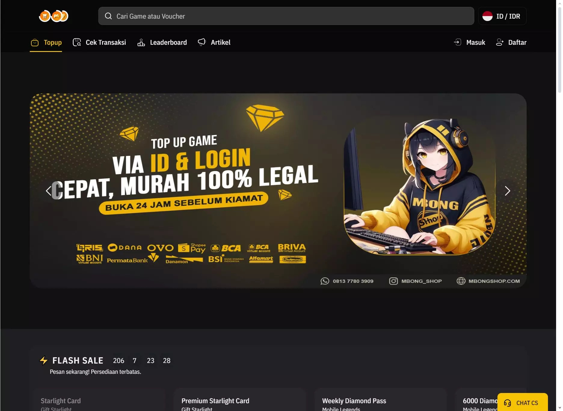 Saya Coba Top Up Free Fire di 20 Situs Top Up, Ternyata yang Terbaik Yaitu Mbongshop