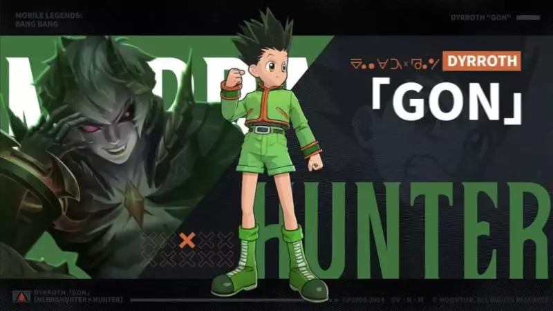 skin mlbb gon freecs hunter x hunter